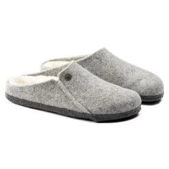 Birkenstock Zermatt Shearling - Light Gray (Narrow Width) -Birkenstock 1015086 pair 52210.1636035807