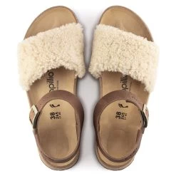 Birkenstock Women's Papillio Glenda - Teddy Eggshell (Narrow Width) -Birkenstock 1020217 top 22090.1636042064