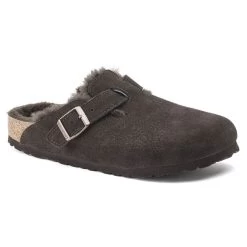 Birkenstock Boston Shearling - Mocha (Narrow Width)