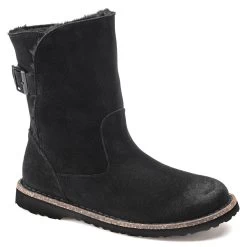 Birkenstock Women's Uppsala Shearling - Black (Regular Width)