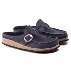 Birkenstock Women's Buckley Suede Leather - Night (Narrow Width) -Birkenstock 1021078 pair 18349.1638892597