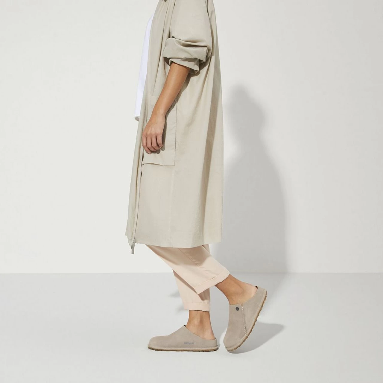 Birkenstock Zermatt Suede Leather - Stone Coin (Narrow Width) 6 Birkenstock Zermatt Suede Leather - Stone Coin (Narrow Width) - Image 6