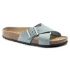 Birkenstock Women's Siena Soft Footbed - Faded Aqua (Narrow Width)