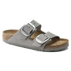 Birkenstock Women's Arizona Big Buckle Nubuck Leather - Dove Gray (Narrow Width)