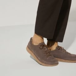 Birkenstock Women's Honnef Light Suede Leather - Gray Taupe (Narrow Width) -Birkenstock 1022363 detail 8 80254.1673554891