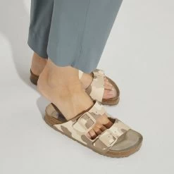 Birkenstock Women's Arizona Soft Footbed Birko-Flor - Desert Soil Gray/Taupe (Narrow Width) -Birkenstock 1022829 detail 8 73186.1679508868