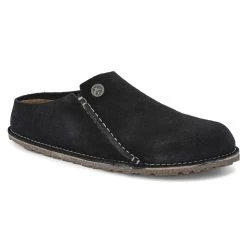 Birkenstock Men's Zermatt Premium Suede Leather - Black (Regular Width)