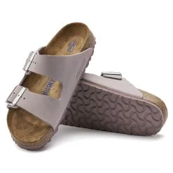 Birkenstock Arizona Soft Footbed Nubuck Leather - Yomo Lilac (Narrow Width) -Birkenstock 1023382 sole 97906.1658165052