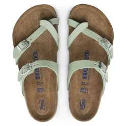 Birkenstock Women's Mayari Soft Footbed Nubuck Leather - Matcha (Regular Width) -Birkenstock 1023956 top 53241.1679512795
