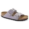 Birkenstock Women's Arizona Big Buckle Nubuck Leather - Purple Fog (Narrow Width)