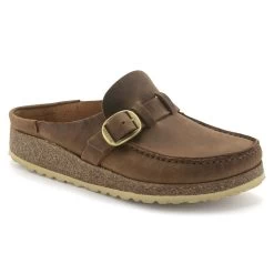 Birkenstock Women's Buckley Oiled Leather - Cognac (Narrow Width)