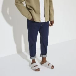 Birkenstock Women's Uji Nubuck/Suede Leather - Antique White (Narrow Width) -Birkenstock 1024800 f look m 96729.1691078744