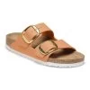 Birkenstock Women's Arizona Big Buckle Rivet Logo Vegan Canvas - Papaya