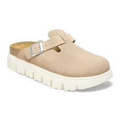 Birkenstock Women's Boston Chunky Suede Leather - Warm Sand