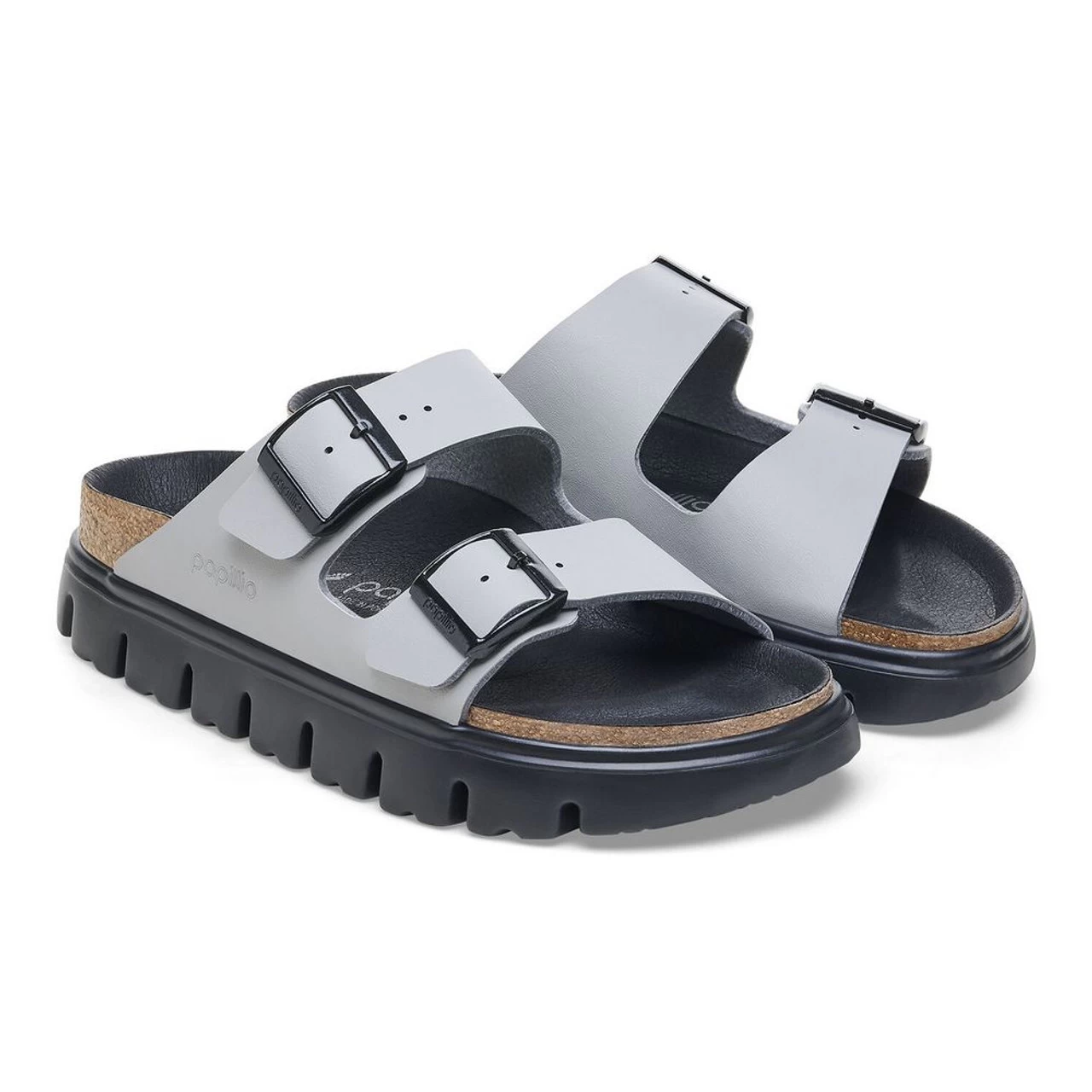 Birkenstock Women's Arizona Chunky Birko-Flor - Stone Coin (Narrow Width) 3 Birkenstock Women's Arizona Chunky Birko-Flor - Stone Coin (Narrow Width) - Image 3