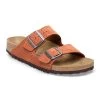 Birkenstock Arizona Suede Embossed - Dotted Burnt Orange (Narrow Width)
