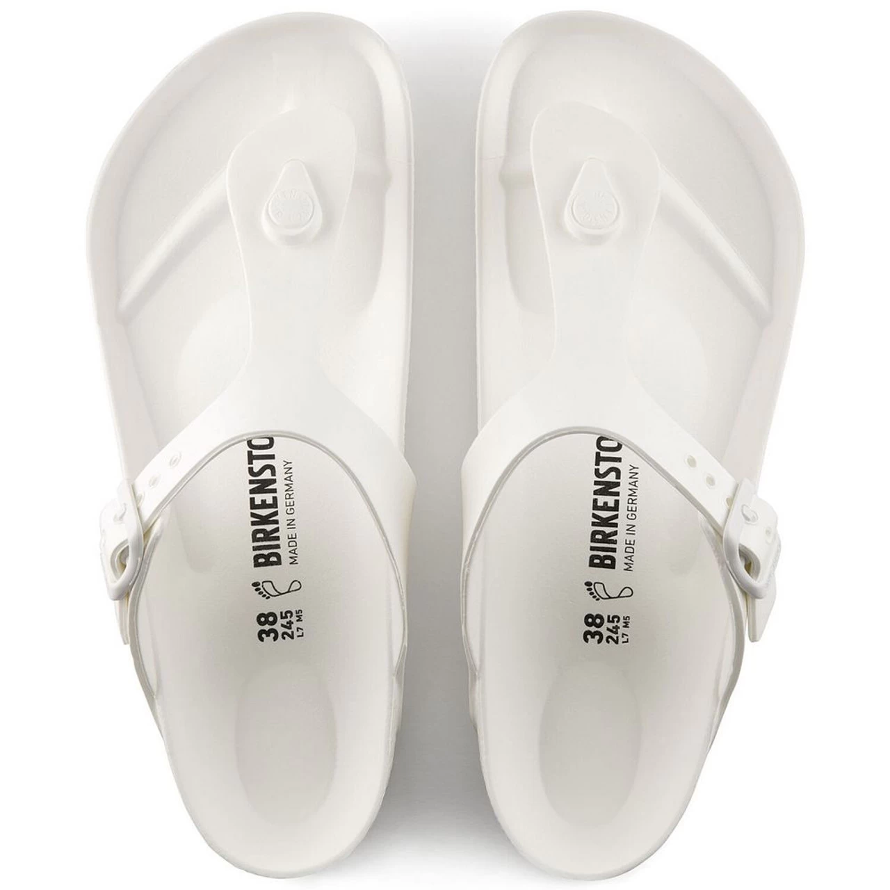 Birkenstock Women's Gizeh EVA - White (Narrow Width) 7 Birkenstock Women's Gizeh EVA - White (Narrow Width) - Image 7