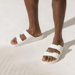 Birkenstock Arizona Essentials EVA - White (Narrow Width) -Birkenstock 129441 f closeup m 16194.1673467418