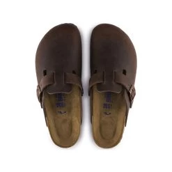 Birkenstock Boston Soft Footbed - Habana (Narrow Width) -Birkenstock 159711 top 01460.1673286244