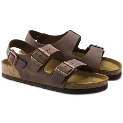 Birkenstock Men's Milano Oiled Leather - Habana (Regular Width) -Birkenstock 4 32588.1559234599