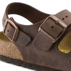 Birkenstock Men's Milano Oiled Leather - Habana (Regular Width) -Birkenstock 5 16858.1559234604