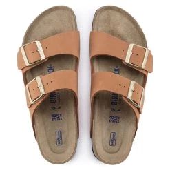 Birkenstock Arizona Soft Footbed Nubuck Leather - Pecan (Narrow Width) -Birkenstock 5 79721.1626366188