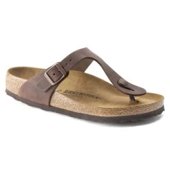 Birkenstock Women's Gizeh Oiled Leather - Habana (Regular Width)