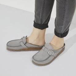 Birkenstock Women's Buckley Nubuck Leather - Dove Gray (Narrow Width) 13 Birkenstock Women's Buckley Nubuck Leather - Dove Gray (Narrow Width) -Birkenstock B 19482.1666889903