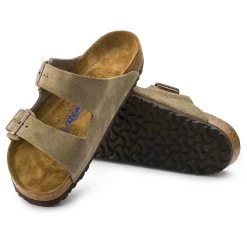 Birkenstock Arizona Soft Footbed Suede Leather - Taupe (Regular Width) 5 Birkenstock Arizona Soft Footbed Suede Leather - Taupe (Regular Width) -Birkenstock Birkenstock Arizona Soft Footbed Taupe Suede Regular Width 2 96651.1532103934