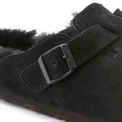 Birkenstock Boston Shearling - Black Suede (Regular Width) 13 Birkenstock Boston Shearling - Black Suede (Regular Width) -Birkenstock Birkenstock Boston Black Shearling zoon 68073.1535741923