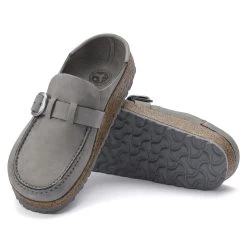 Birkenstock Women's Buckley Nubuck Leather - Dove Gray (Narrow Width) 10 Birkenstock Women's Buckley Nubuck Leather - Dove Gray (Narrow Width) -Birkenstock C 25891.1666889936