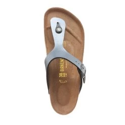 Birkenstock Women's Gizeh Birko-Flor - Onyx (Regular Width) -Birkenstock C 29616.1532106871