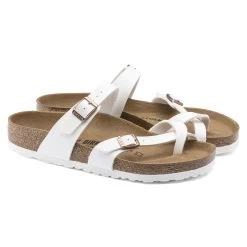 Birkenstock Women's Mayari Birko-Flor - White (Regular Width) 9 Birkenstock Women's Mayari Birko-Flor - White (Regular Width) -Birkenstock D 18494.1595022661