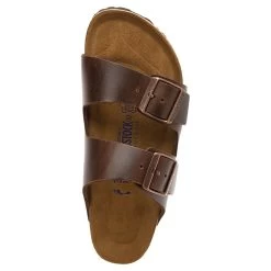 Birkenstock Arizona Soft Footbed Smooth Leather - Brown Amalfi(Regular Width) -Birkenstock D 77682.1532111685