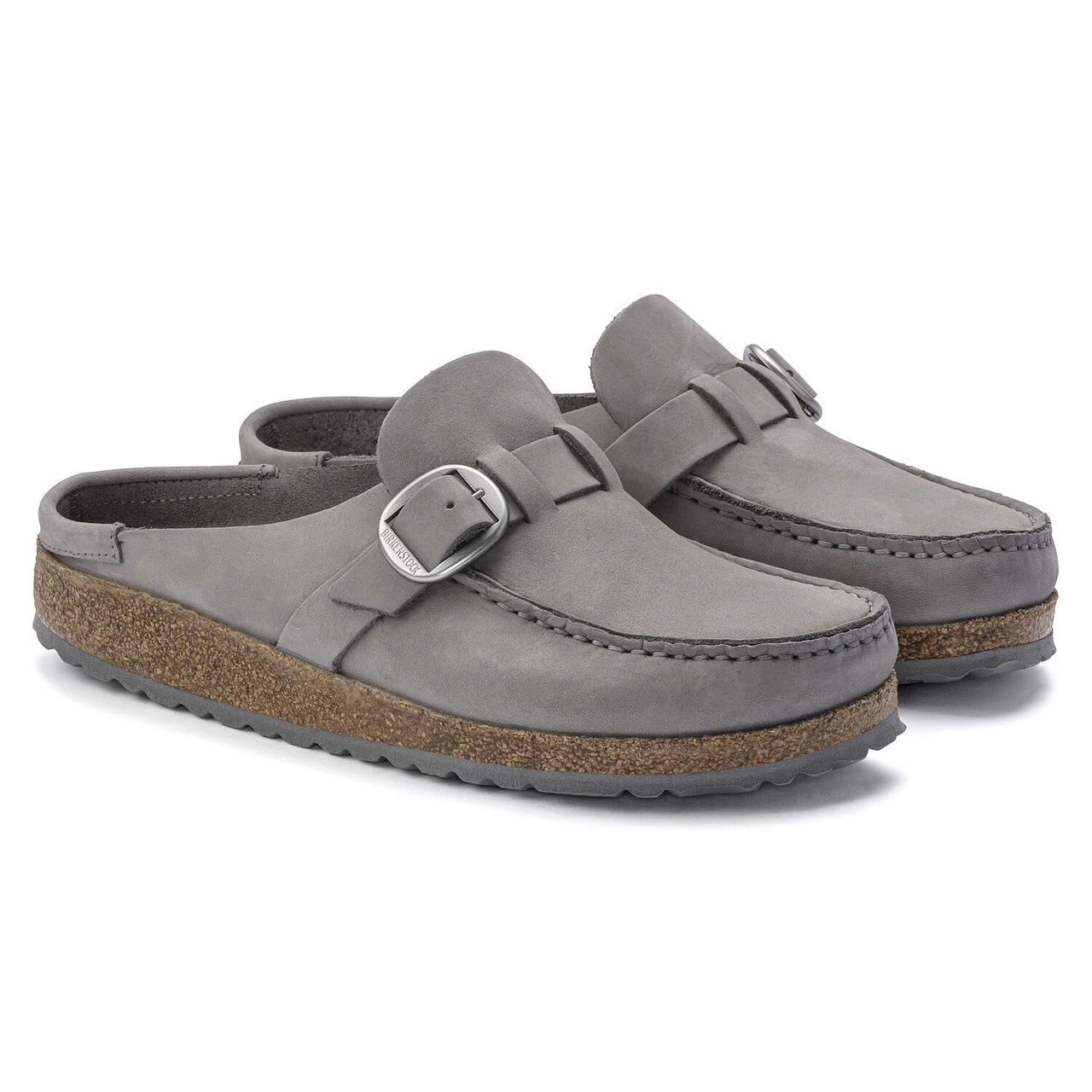 Birkenstock Women's Buckley Nubuck Leather - Dove Gray (Narrow Width) 3 Birkenstock Women's Buckley Nubuck Leather - Dove Gray (Narrow Width) - Image 3