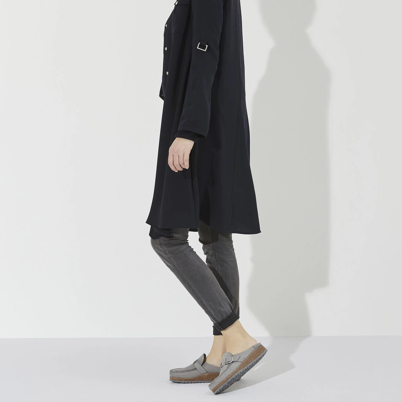 Birkenstock Women's Buckley Nubuck Leather - Dove Gray (Narrow Width) 6 Birkenstock Women's Buckley Nubuck Leather - Dove Gray (Narrow Width) - Image 6