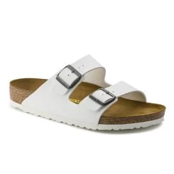 Birkenstock Arizona Birko-Flor - White (Narrow Width)
