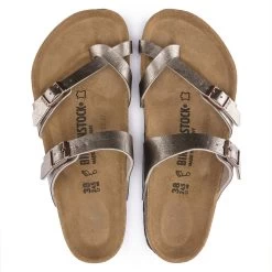 Birkenstock Women's Mayari Birko-Flor - Graceful Taupe (Regular Width) -Birkenstock b4 39764.1620245951