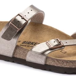 Birkenstock Women's Mayari Birko-Flor - Graceful Taupe (Regular Width) -Birkenstock b7 14134.1620245974