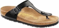 Birkenstock Women's Gizeh -Birkenstock birkenstock women gizeh licorice birko flor 54195 81141.1657894816