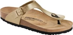 Birkenstock Women's Gizeh -Birkenstock birkenstock womens gizeh gold birko flor 1016108 78404.1657894815