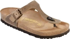 Birkenstock Women's Gizeh -Birkenstock birkenstock womens gizeh tabacco brown oiled leather 943811 31757.1657894816