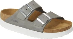 Birkenstock Women's Papillio Arizona Platform -Birkenstock birkenstock womens papillio arizona platform dove gray nubuck leather 1024625 32685.1686295746