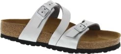 Birkenstock Women's Salina -Birkenstock birkenstock womens salina silver birko flor 1014173 39720.1552001619