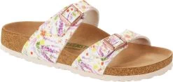 Birkenstock Women's Sydney Vegan -Birkenstock birkenstock womens sydney vegan summer garden rose birko flor 102156 62492.1657897981