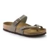 Birkenstock Women's Mayari Birkibuc - Stone (Regular Width)